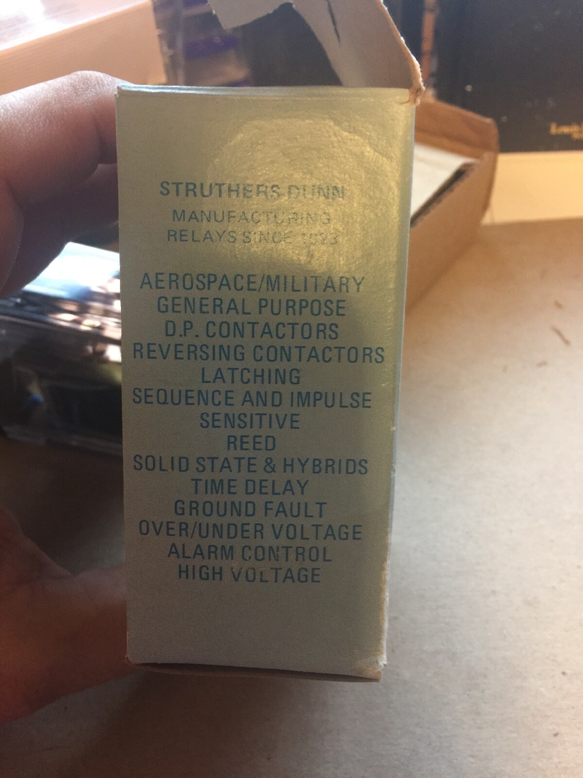 NIB (1) Struthers Dunn 219 ABA-PL Relay 219ABAPL