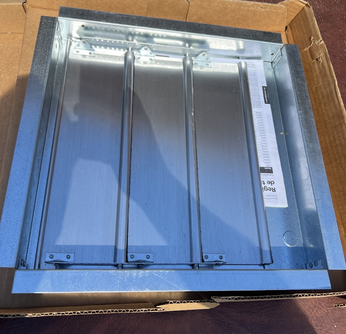 New Dayton 4HX65 Damper Roof Mount