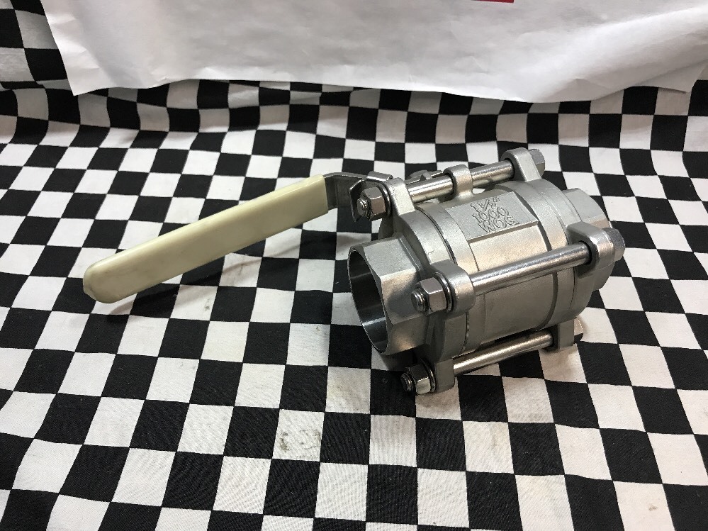 Sam-Flow 1-1/2″ Socket Weld Ball Valve 1000 WOG, CF8M, SHIPSAMEDAY#1375B1
