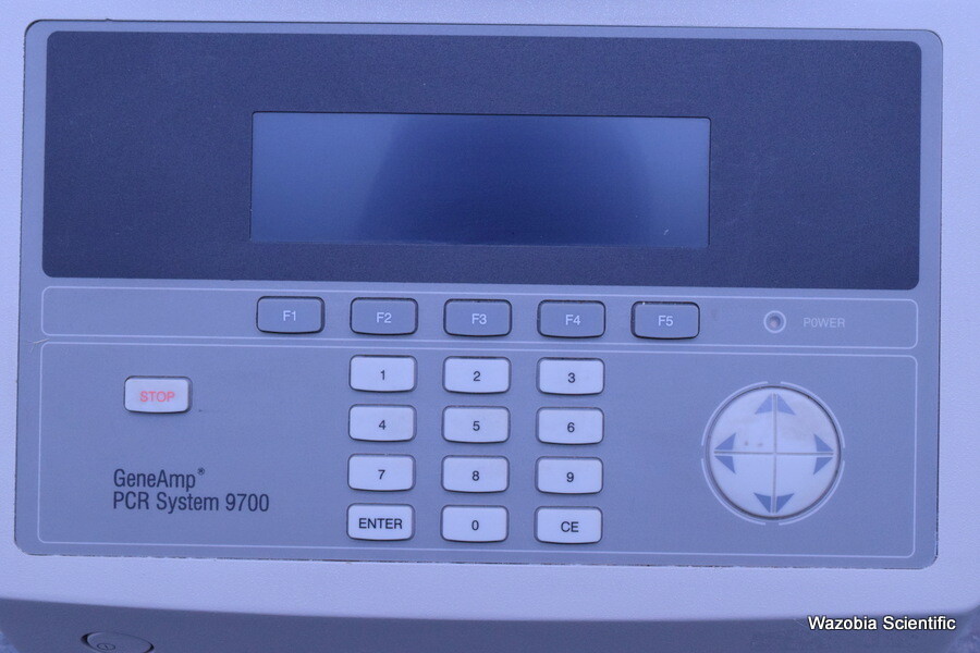 AB APPLIED BIOSYSTEMS GENEAMP PCR SYSTEM 9700 WITH 96 WELL BLOCK N8050200