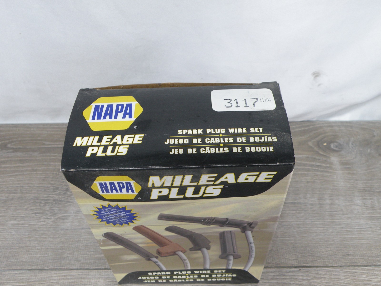 NAPA Mileage Plus 3117 Spark Plug Wire Set Ignition Cables – New in Box