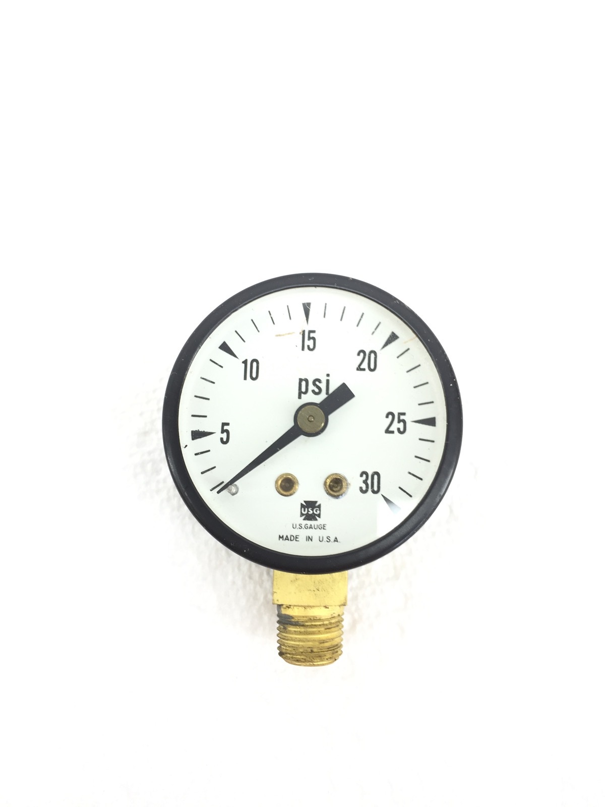 AMETEK USG GAUGE 146001 1-1/2″ P500 30PSI 1/8” NEW IN BOX (A370)
