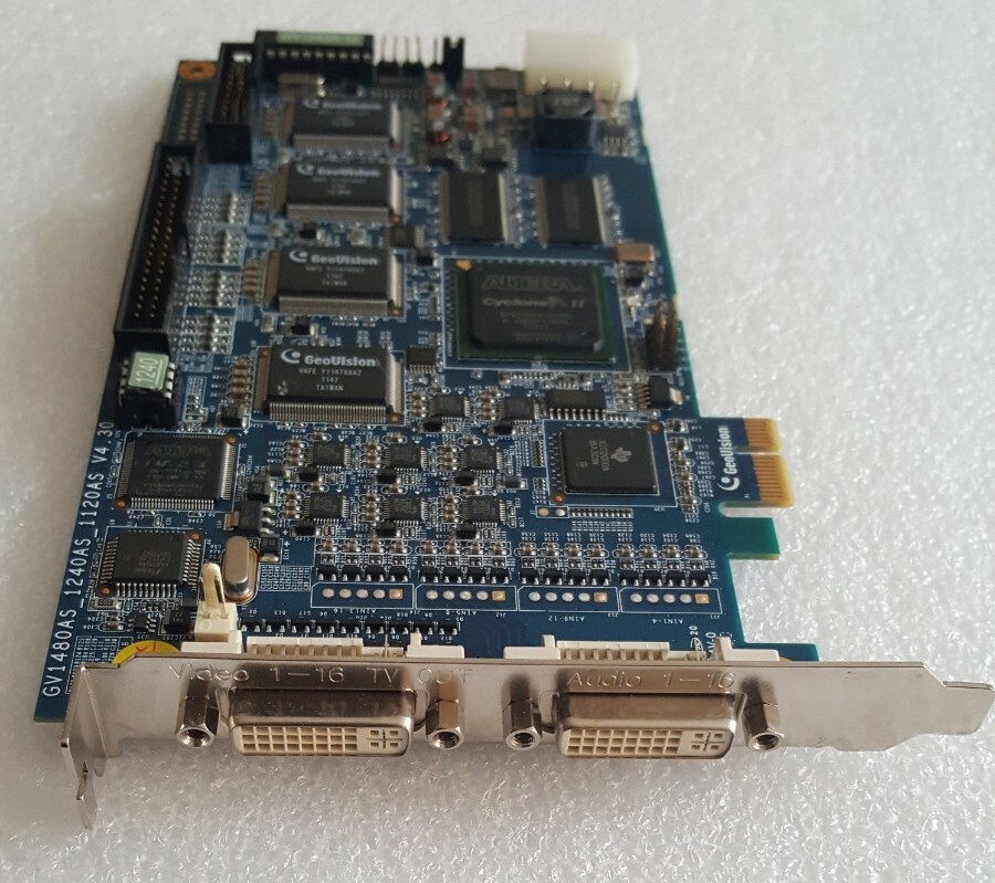Geovision GV1480AS_1240AS_1120AS V4.30 GV1240A-08 PCI-e DVR CCTV Capture Card