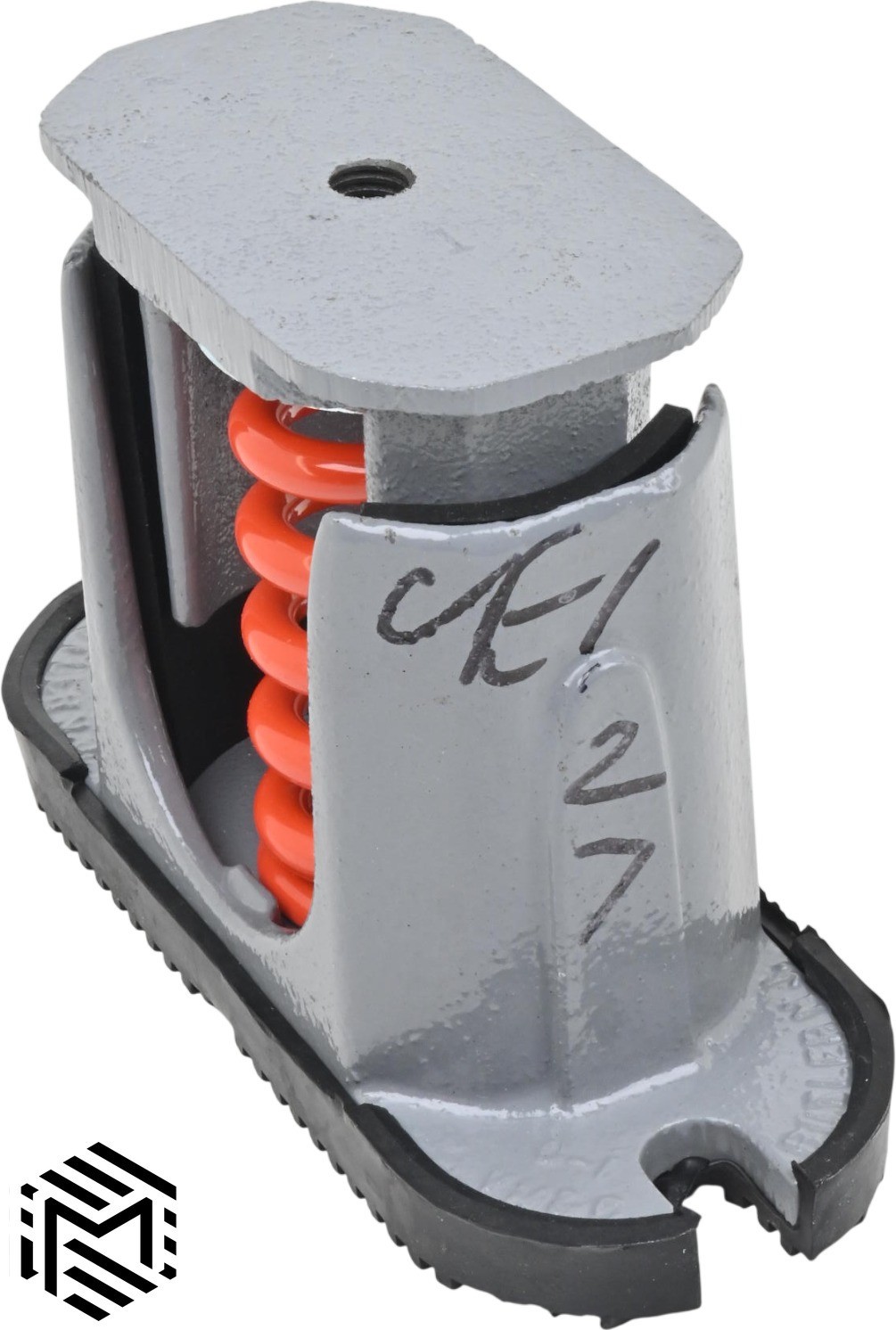 VMC CDE-2B-350 Floor-Mount Spring Vibration Isolator – 350lbs – 188lb/in – New