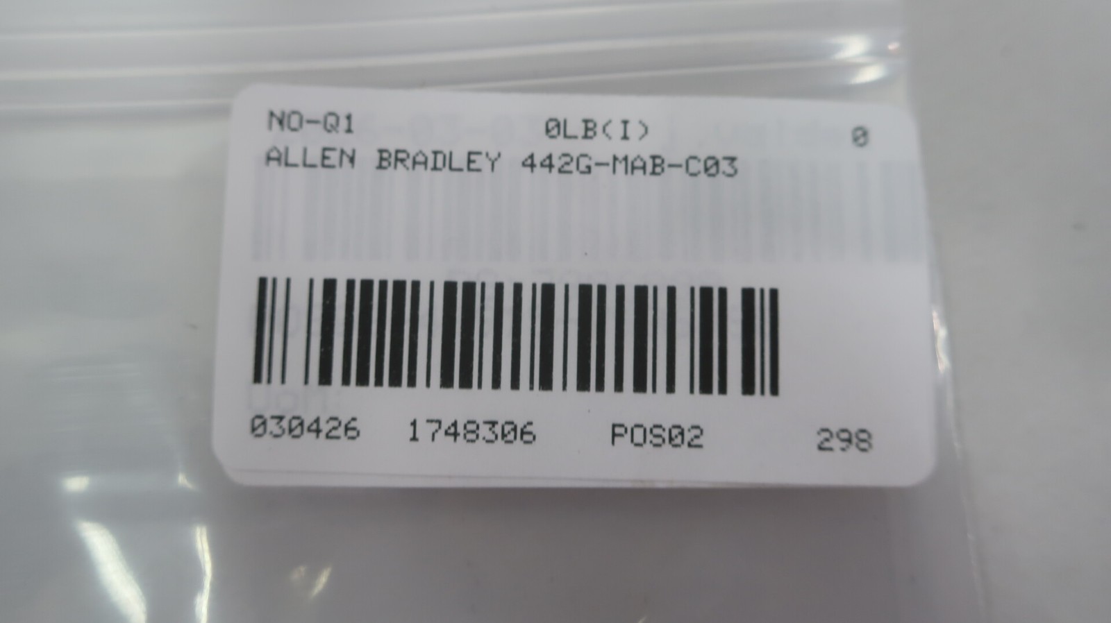 Allen Bradley 442G-MAB-C03 Guardmaster Access Box Control Cover Ser A