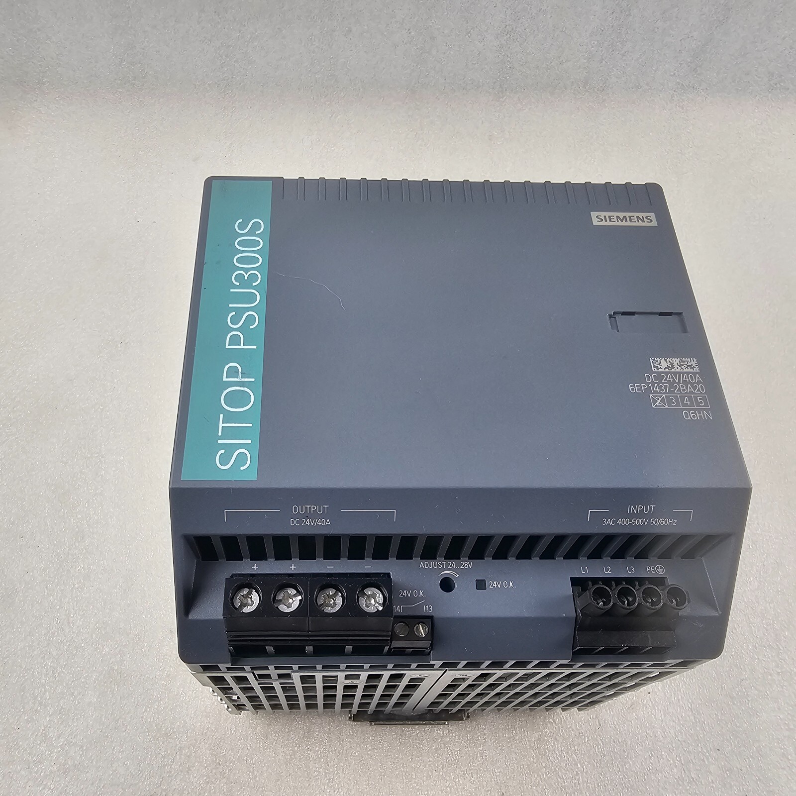 SIEMENS SITOP PSU300S POWER SUPPLY 6EP1437-2BA20