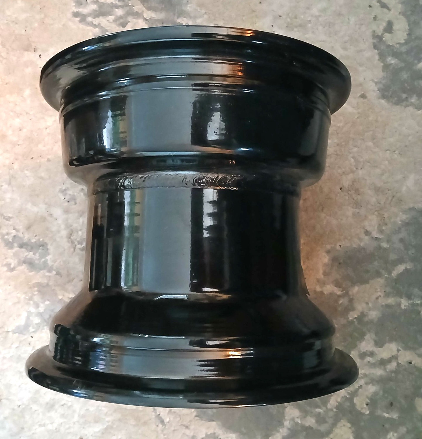 WPS #57-18320 REAR T-9 PRO WHEEL BLACK 9×8 4/115 NEW FREE SHIPPING