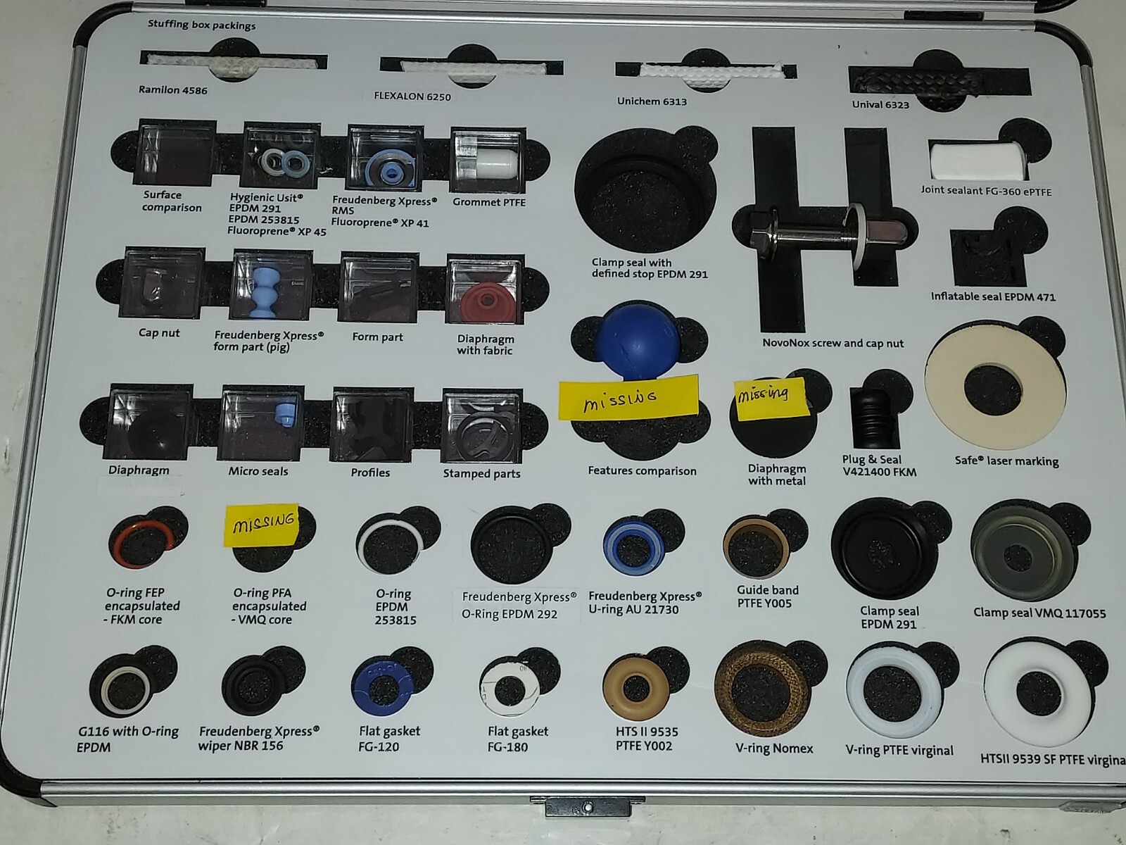 Freudenberg Sealing Solutions for the Process Industry, 3 Seals missing