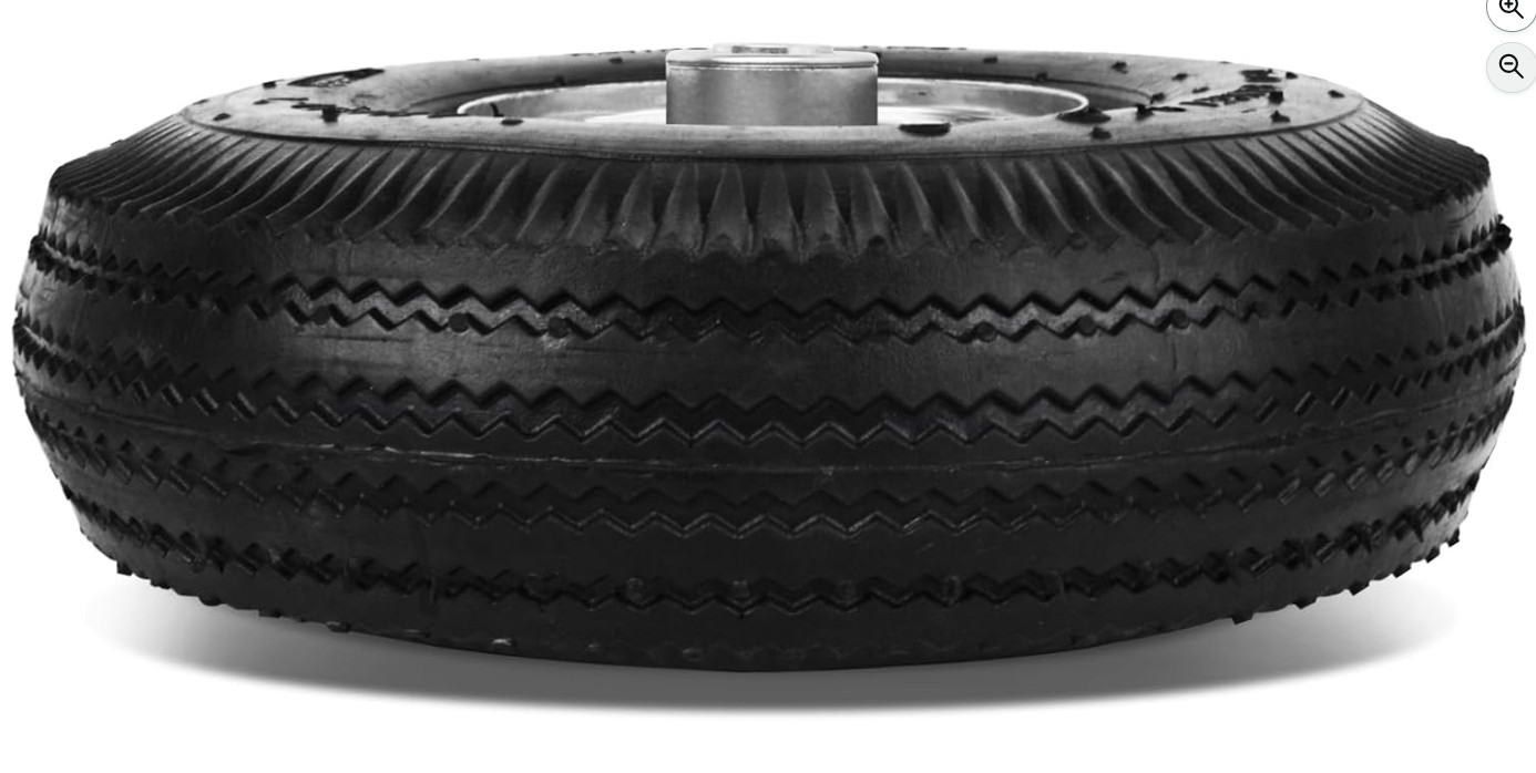 Hand Truck Replacement Tires 4.10/3.50-4 Heavy Duty Pneumatic Wheels 10 Inches