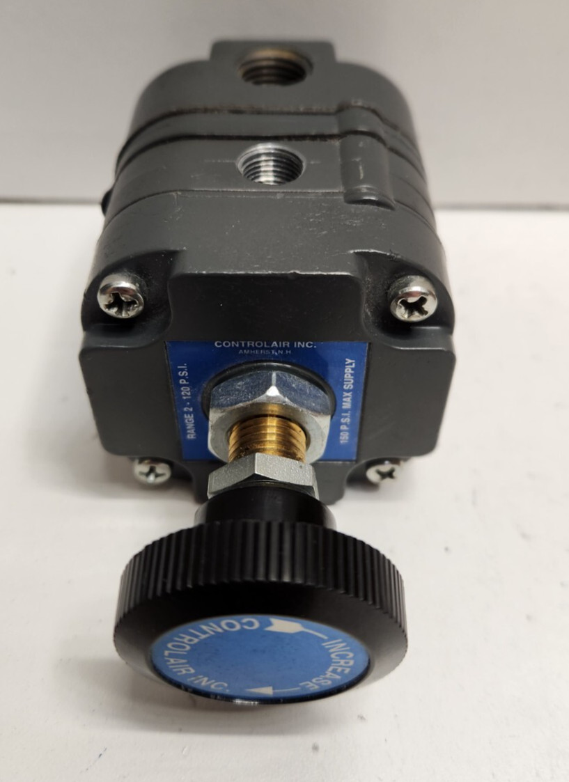 GUARANTEED! CONTROLAIR 1/4″ PORTS 2-120 PSI TYPE 100 PNEUMATIC REGULATOR 110-BC