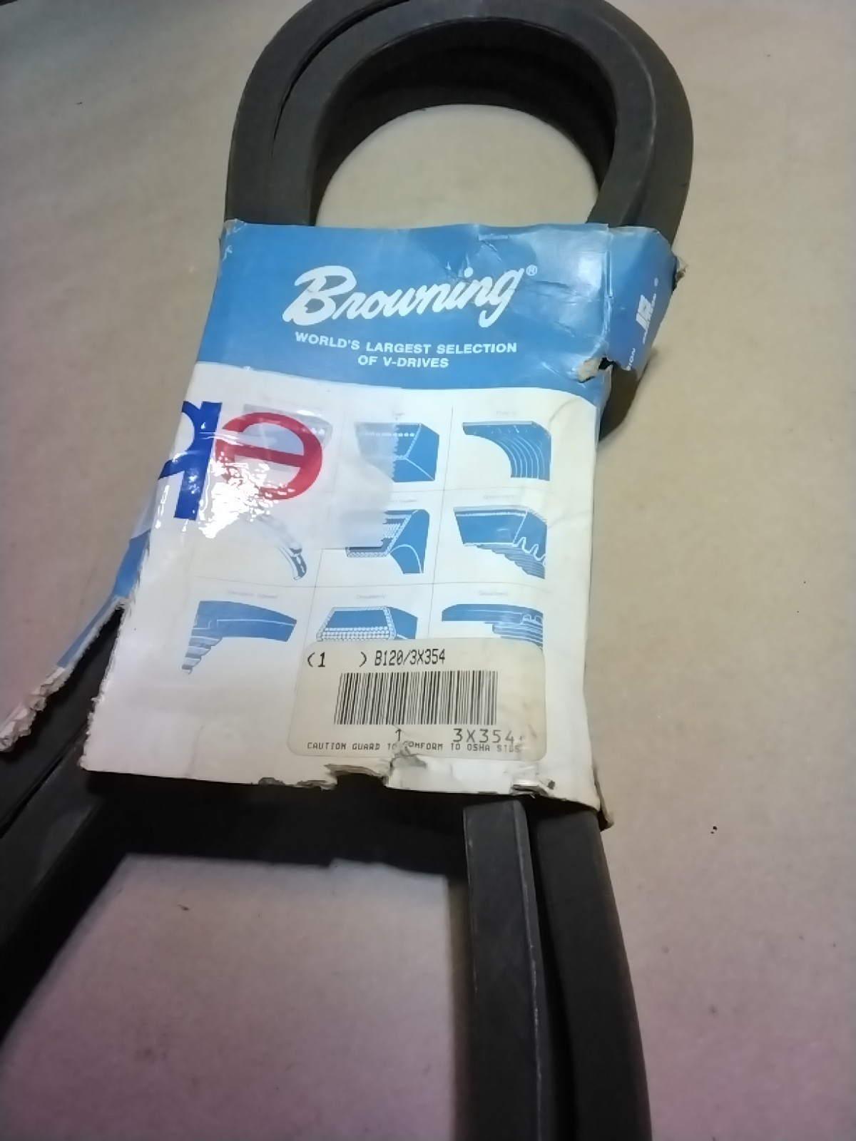 Browning B120 V-Belt 3X354