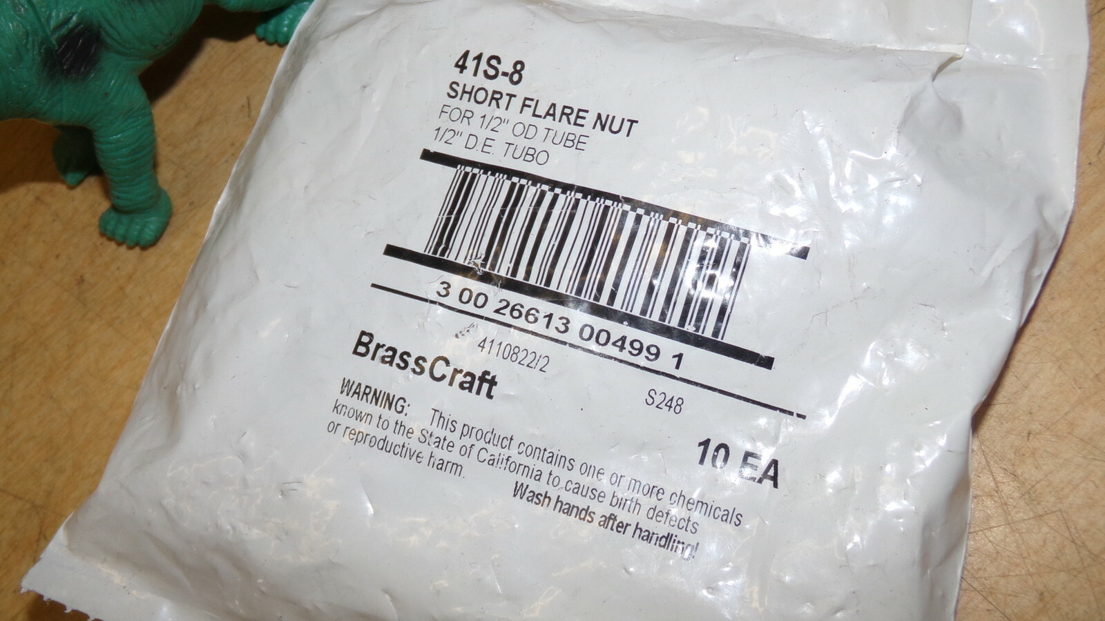 NEW Brass Craft 41S-8, Short Flare Nut, 10 QTY *Free Shipping*