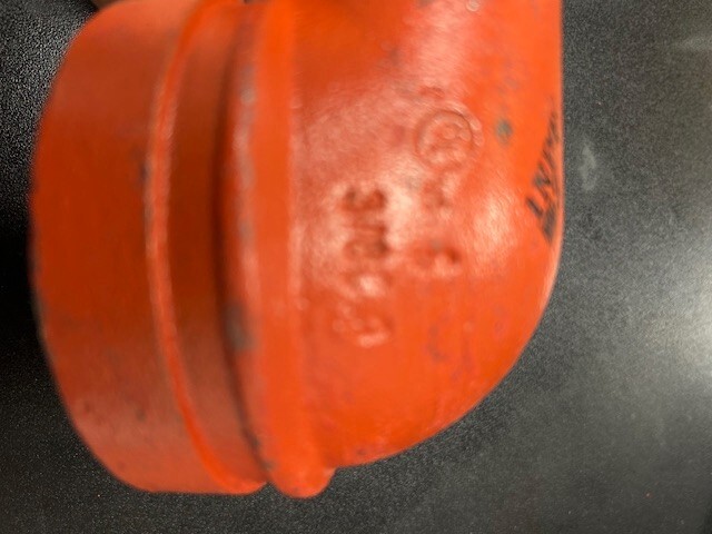 3″ x 1″ End of Run Elbow FireLock 67 Victaulic FireLock 67 FC38067P00