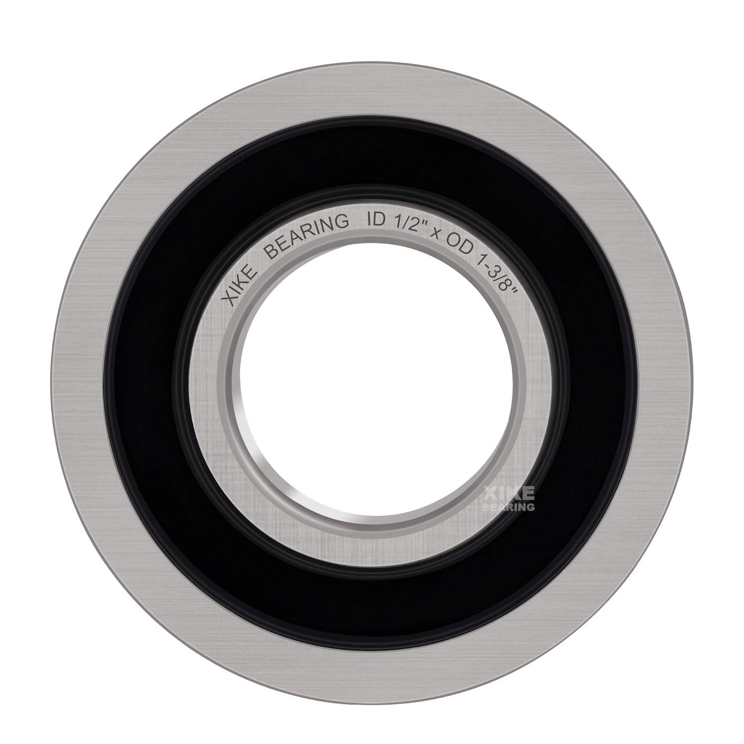 XiKe 10 Pack Flanged Ball Bearing ID 1/2″ x OD 1-3/8″, Suitable for Lawn Mower,
