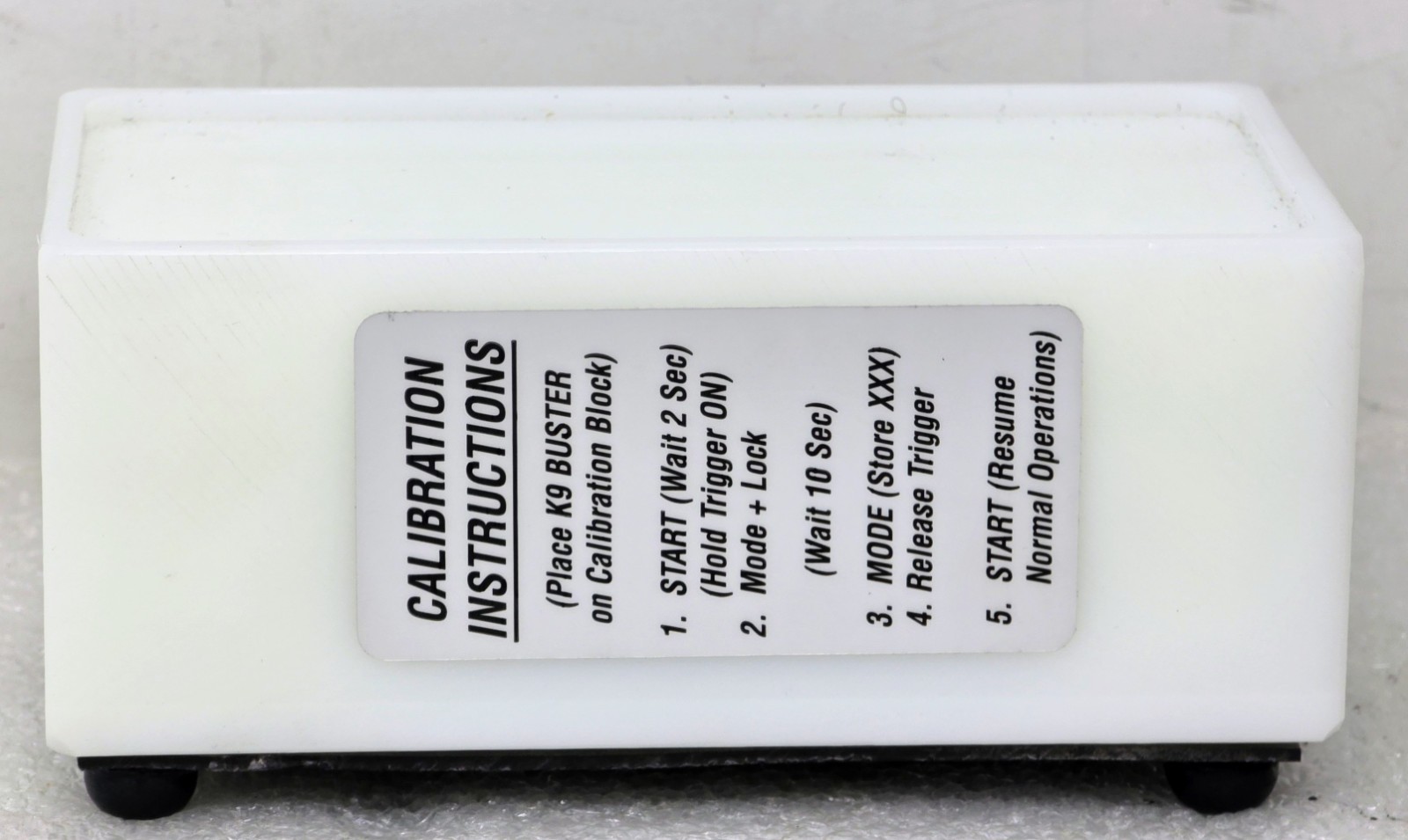 Campbell/Harris CSECO K910B “Buster” Calibration Block