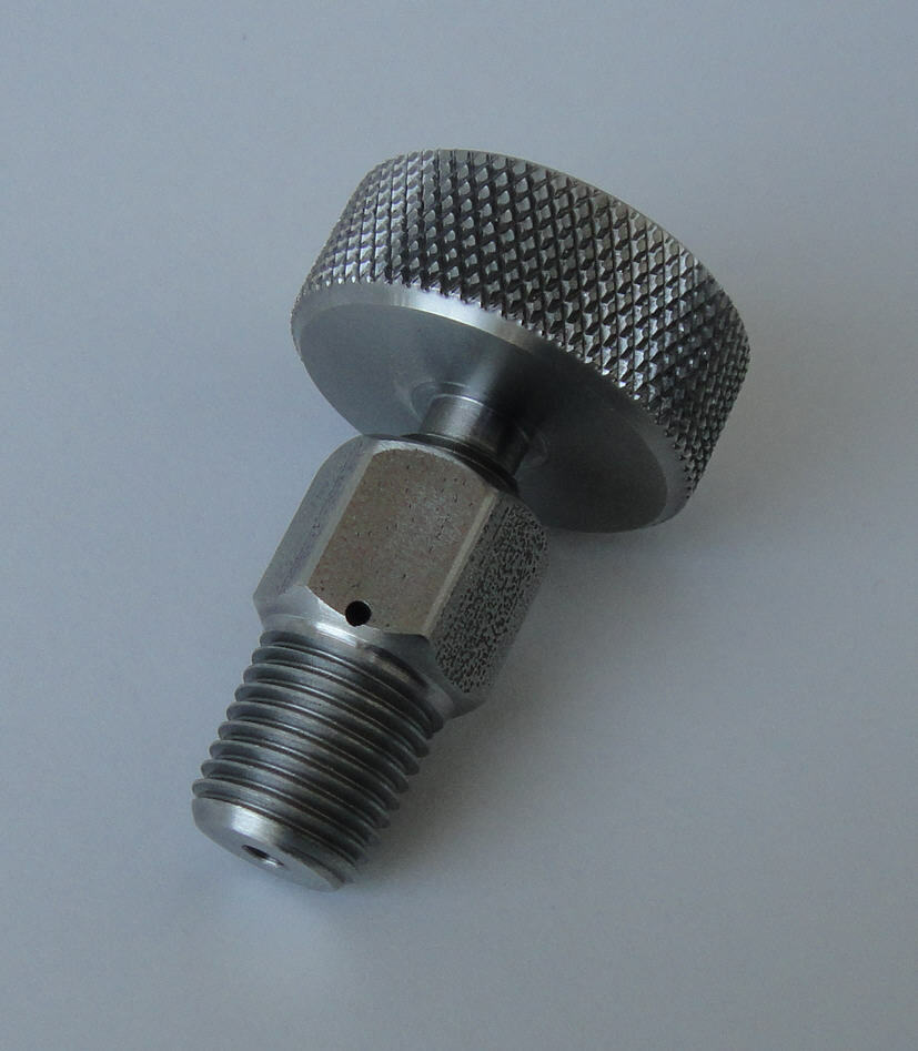 Stainless Steel 5000psi Bleed Valve Paintball SCUBA SCBA Air Rifle 1/4″NPT PCP