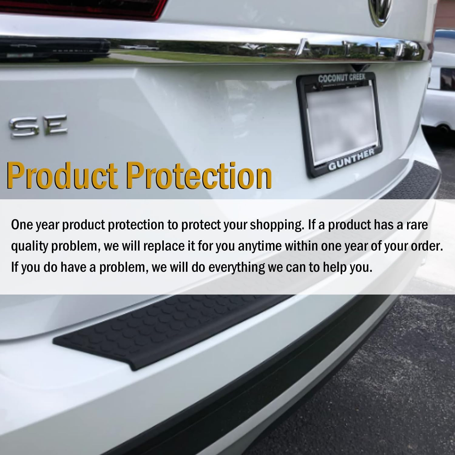 Rear Bumper Protector Guards Compatible with Chrysler Pacifica 2017-2024, Chrysl