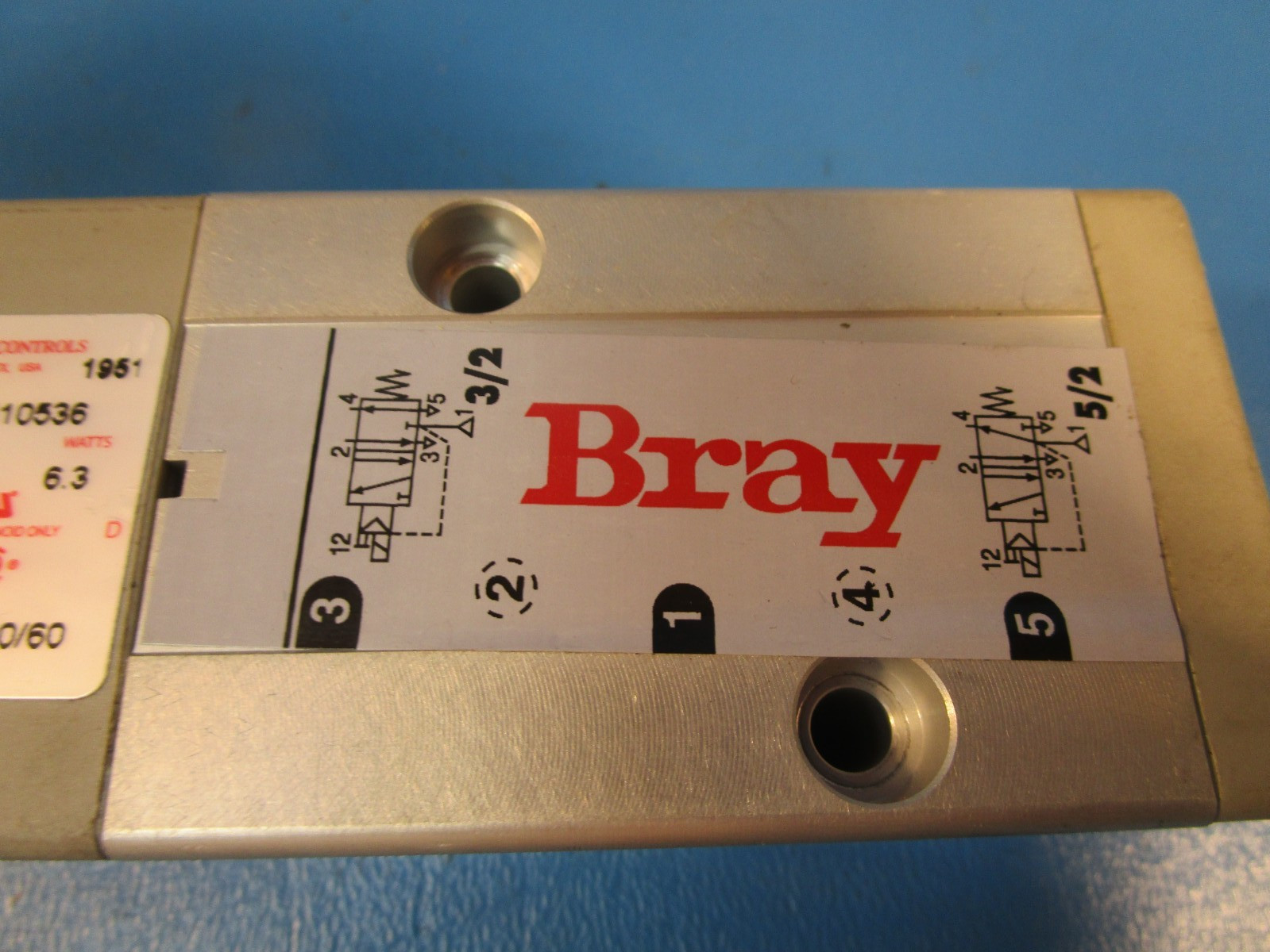 Bray 630250-21410536, Solenoid Valve, 120VAC