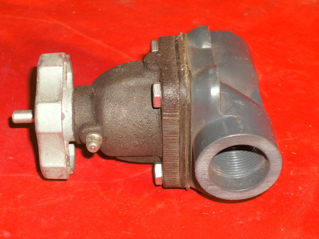 HILLS MCCANNA FIG. 6 INDICATING DIAPHRAGM VALVE 3/4″ NPT NEOPRENE/PVC BODY