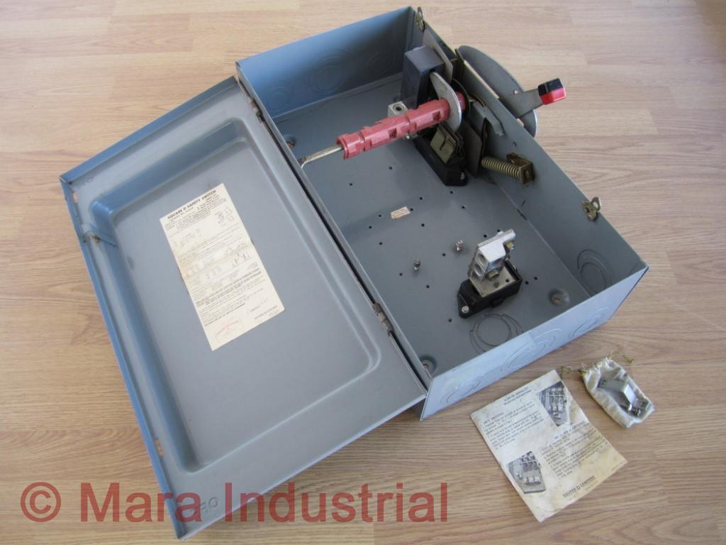 Square D H224N Safety Switch 47795 W/O Neutral Connectors