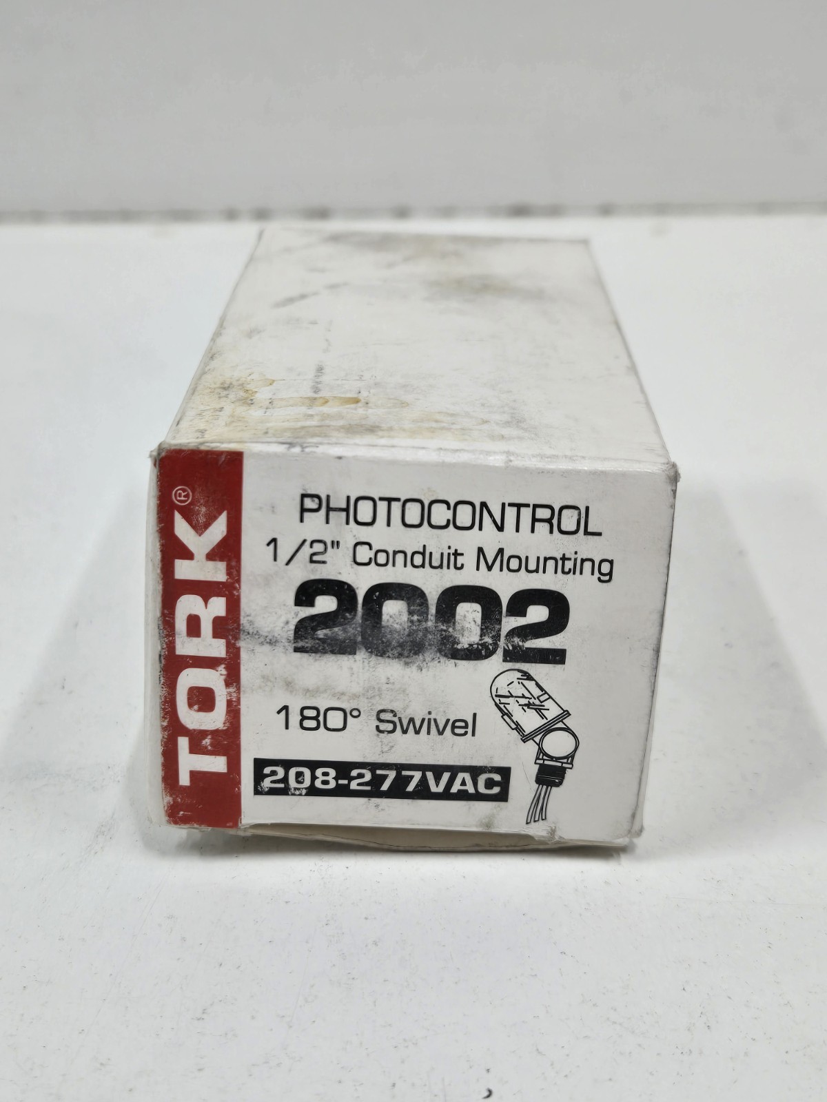 TORK Photocontrol 2002 208-277 VAC 1/2″ Conduit Mounting 180 Degree Swivel
