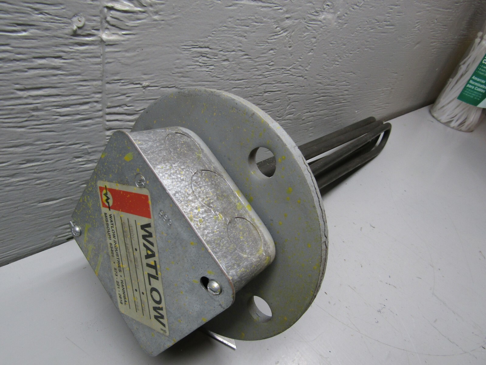 Watlow 6-19-184-7 Immersion Heater Element 490V 9KW 3PH