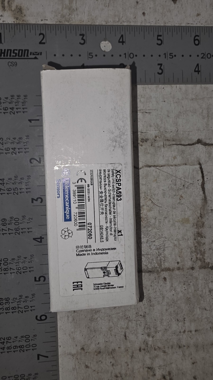 Telemecanique Limit Switch XCSPA593