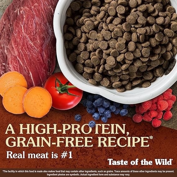 High Prairie Grain-Free Dry Dog Food with Roasted Bison & Roasted Venison, 28lb