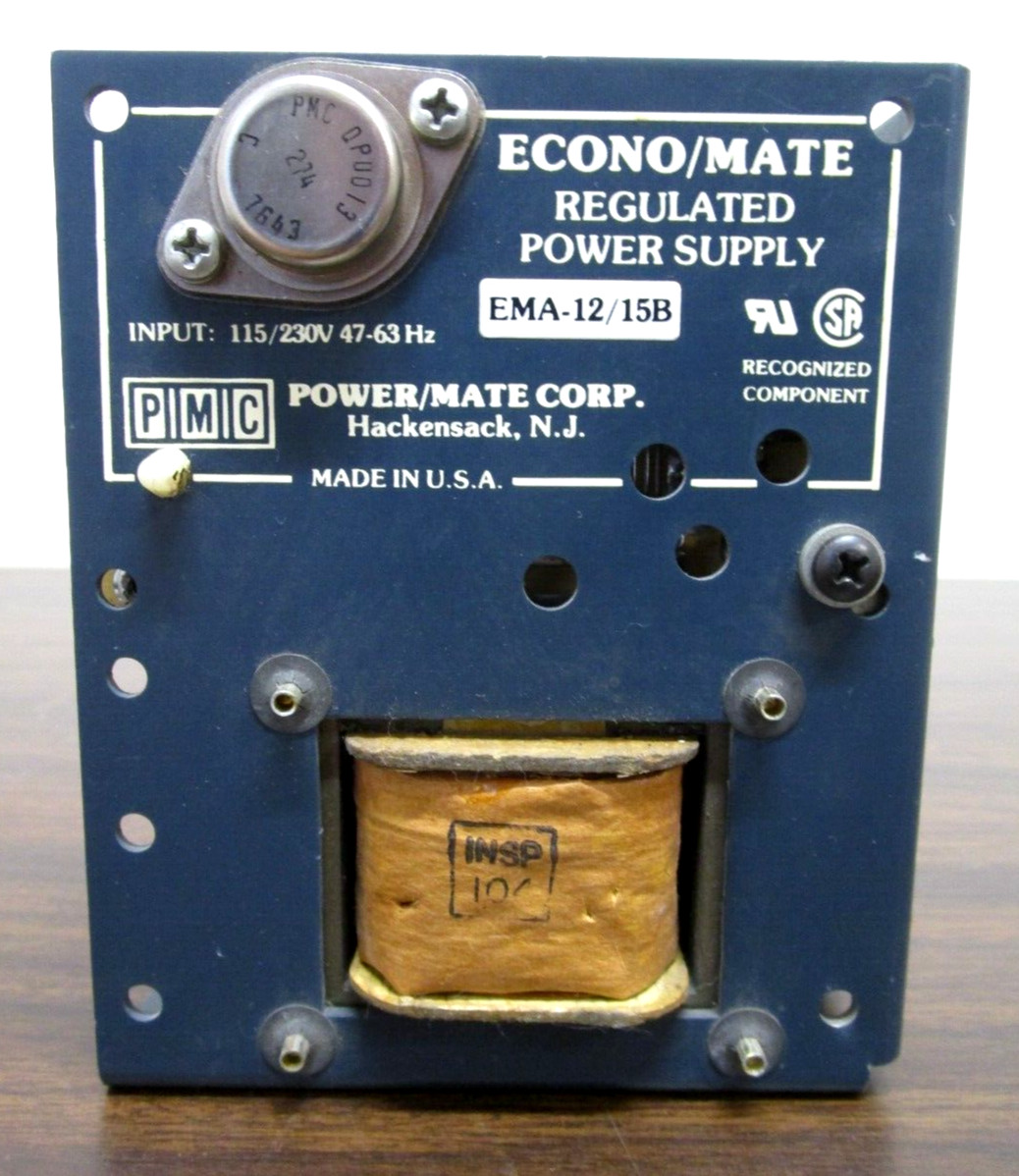 POWER MATE TECHNOLOGY CO EMA-12/15B POWER SUPPLY