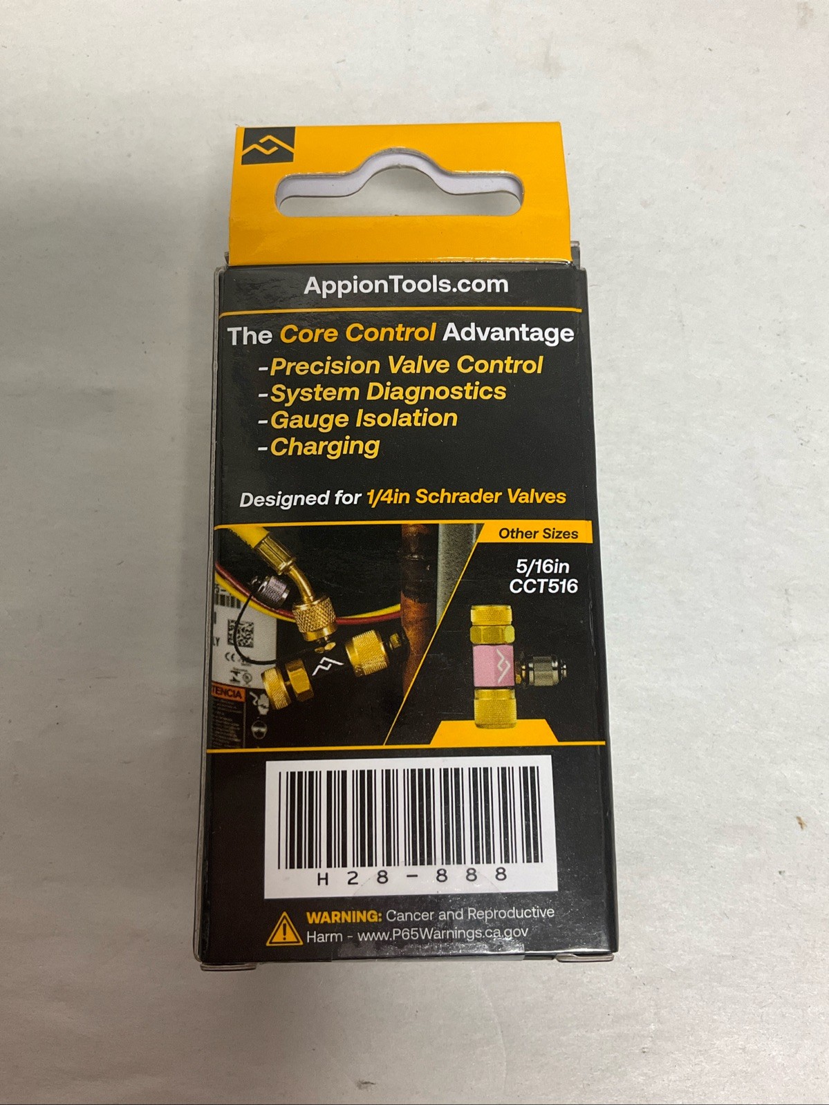 APPION CCT516 Core Control Tool 5/16″ Aluminum 20 Micron 1/4″ Connection