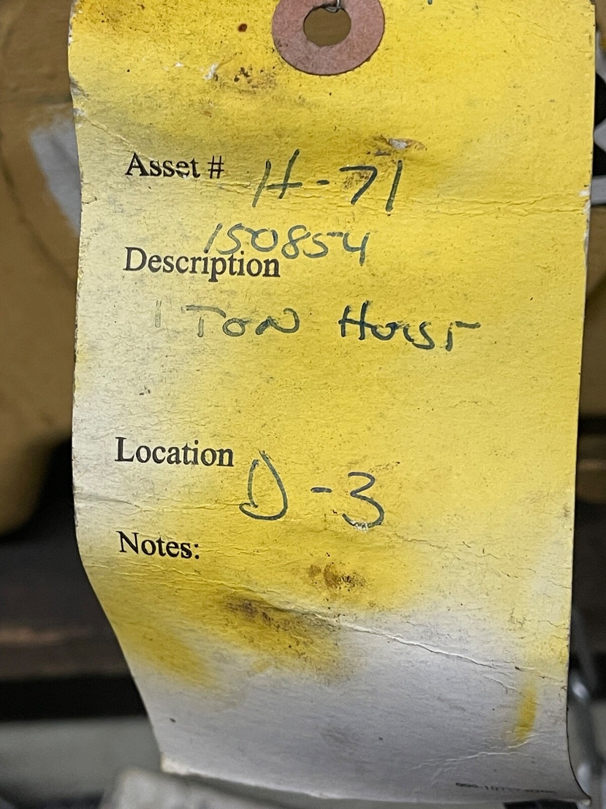 ROBBINS & MYERS ELECTRIC CABLE HOIST/TROLLEY