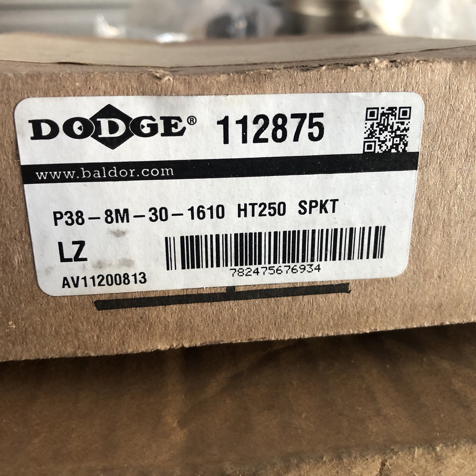 DODGE 112875 P38-8M-30-1610HT 250 SPROCKET *FACTORY SEALED*