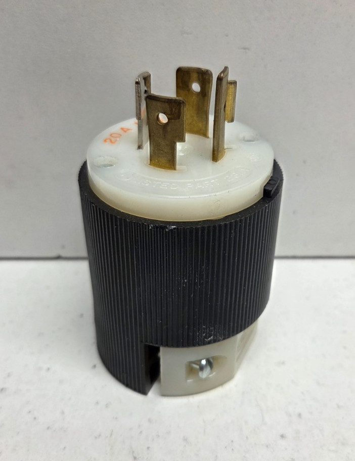 GUARANTEED! HUBBELL 20A 125/250V TURN LOCK PLUG HBL2411