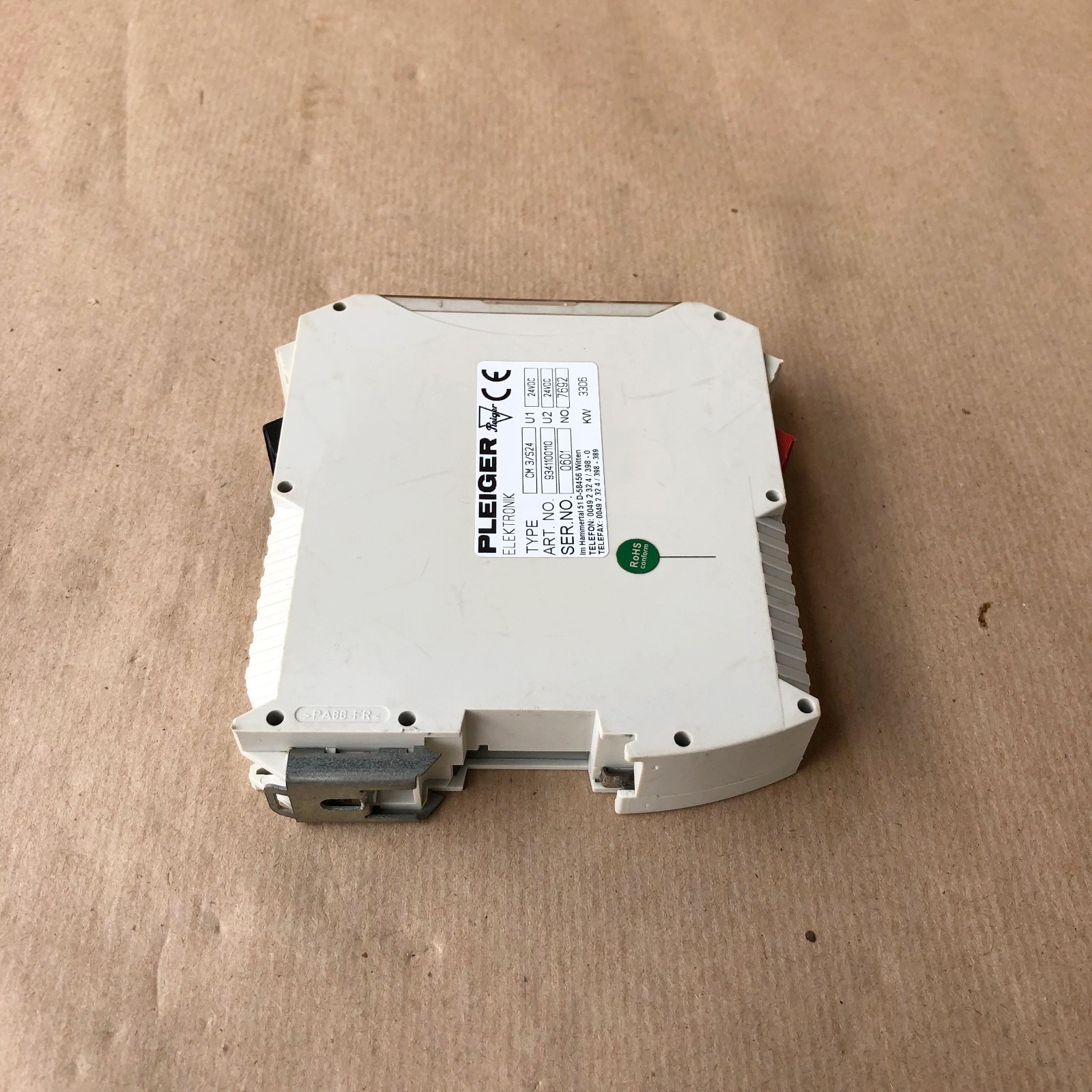 PLEIGER CM 3/S24 CONTROL MODULE
