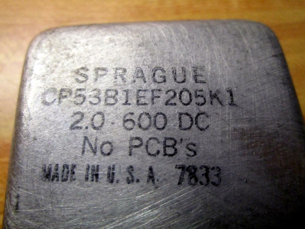 Sprague CP53B1EF205K1 Capacitor
