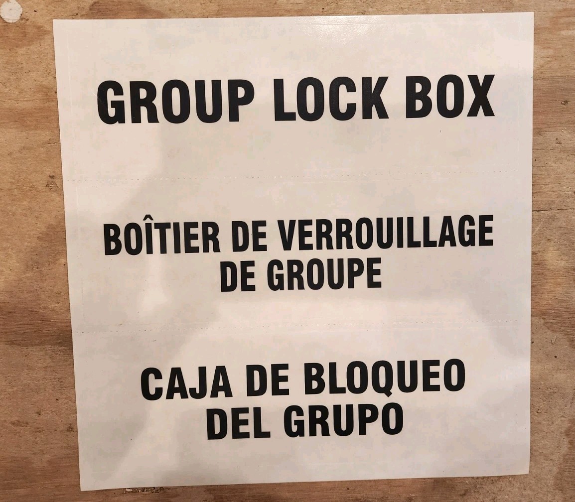 CONDOR 48KV16 Group Lockout Box,42 Padlocks,Red,13in.H 48KV16 NEW, OPEN BOX