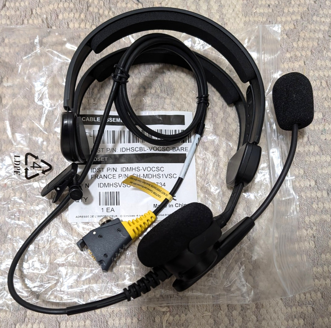 NEW Titan Vocollect SR-20 SR-21 Headset HD-700-1 T2 T5 wired honeywell voice