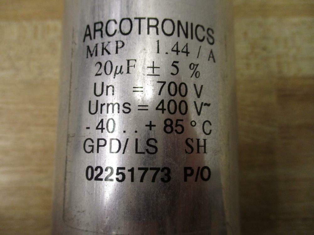 Arcotronics MKP 1.44/A Capacitor 02251773 20µF Un= 700VAC