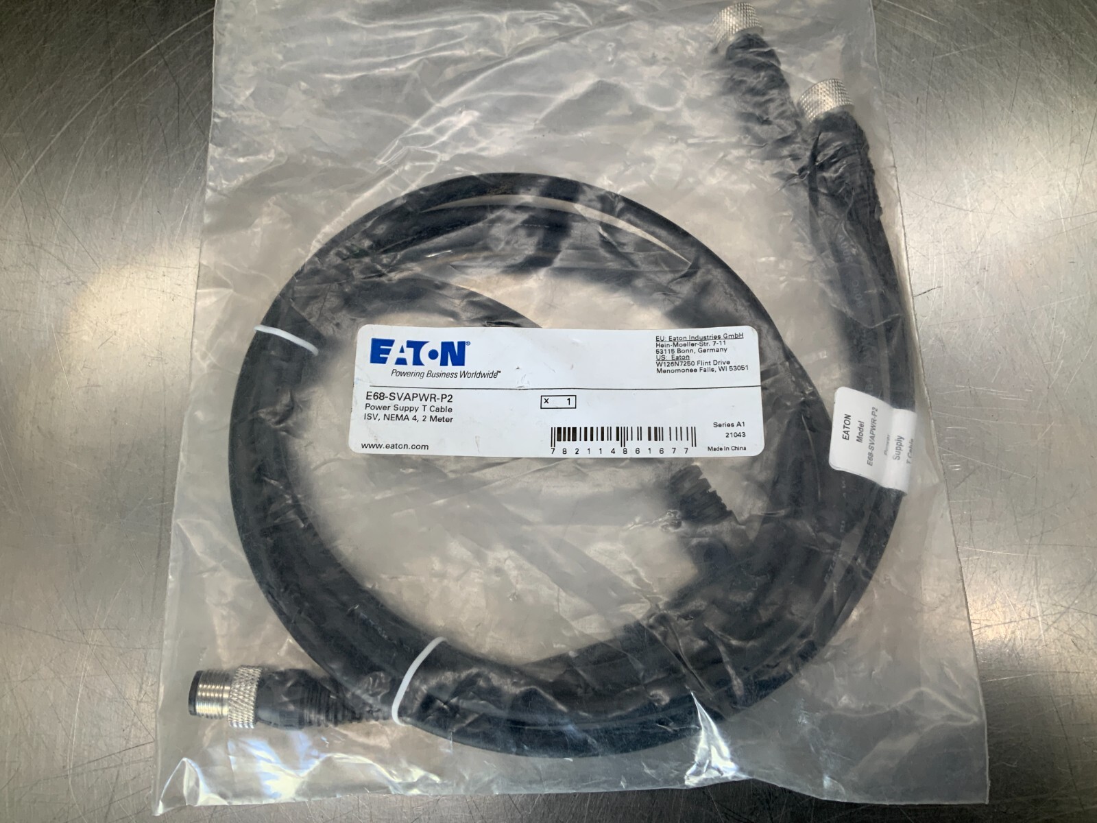 Eaton E68-SVAPWR-P2 Power Supply T-Cable ISV 2-Meter