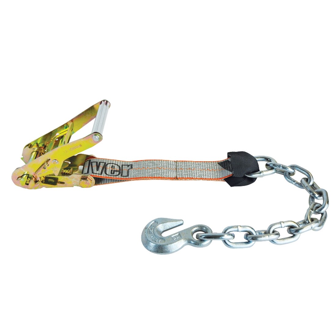 Side Rail Car Tie Down – Chain Anchors, 4 Pack – Silver Series – 3300 lbs SWL