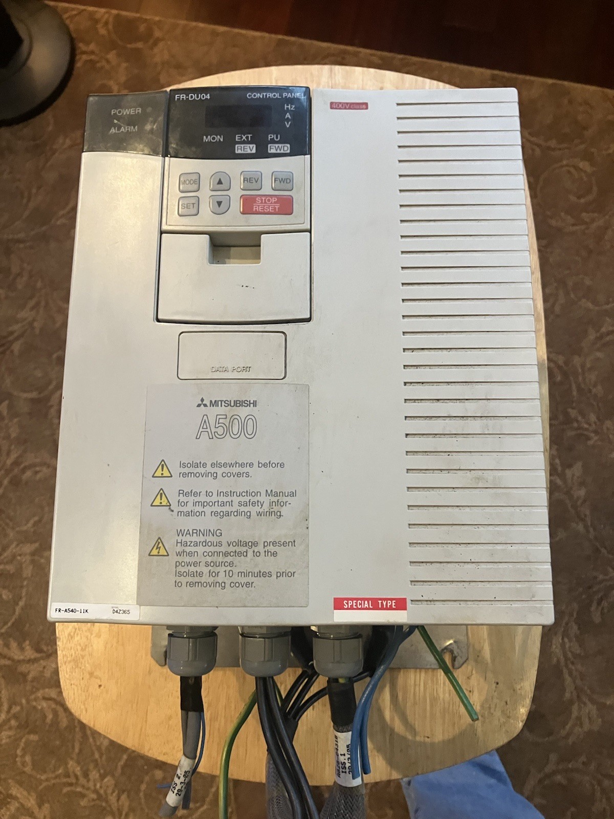 MITSUBISHI FR-A540-11K-12 with ARCOTRONICS filter