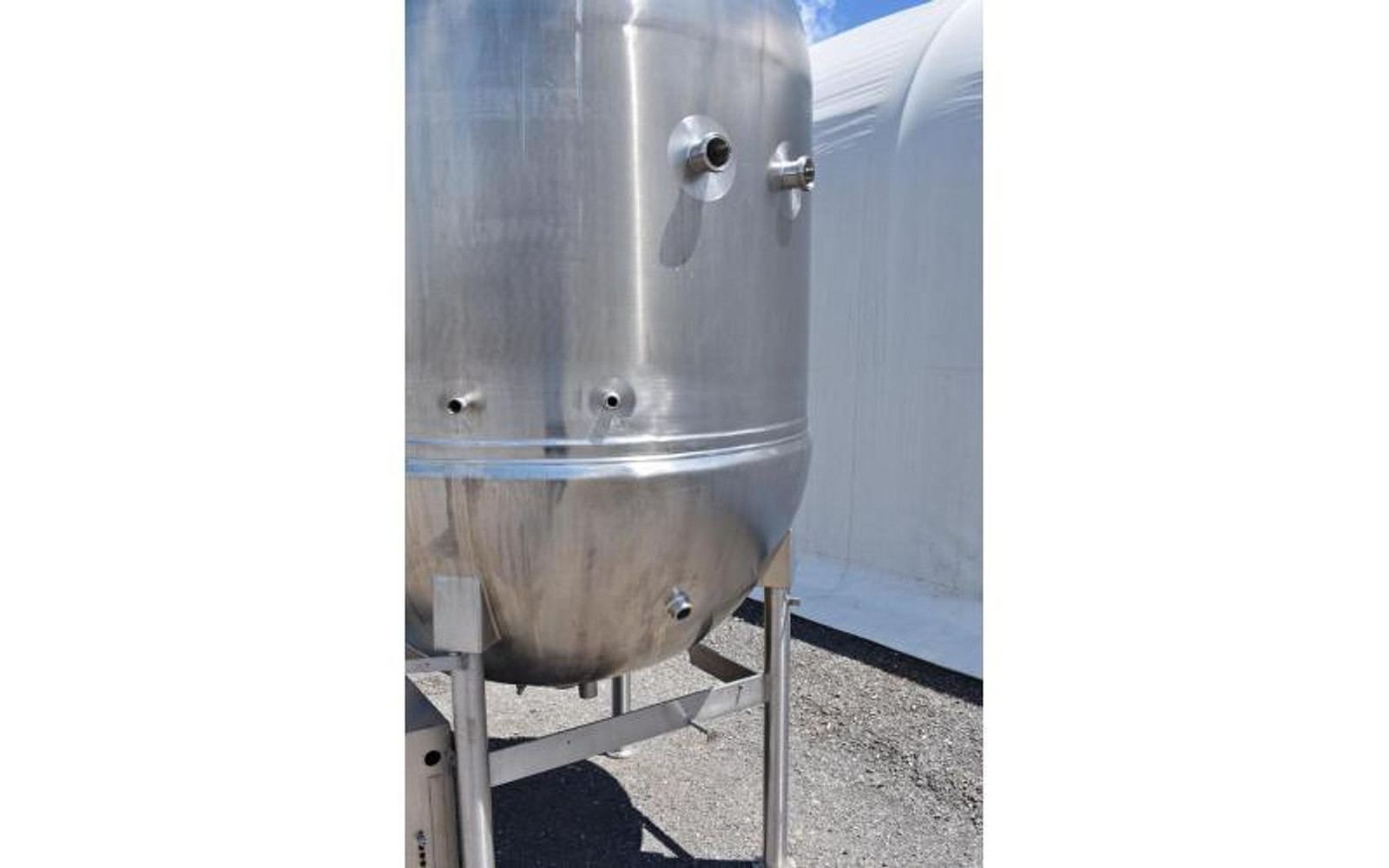 Used Hamilton 500 Gallon Jacketed Tank (Kettle), Full Vacuum / Evaporator