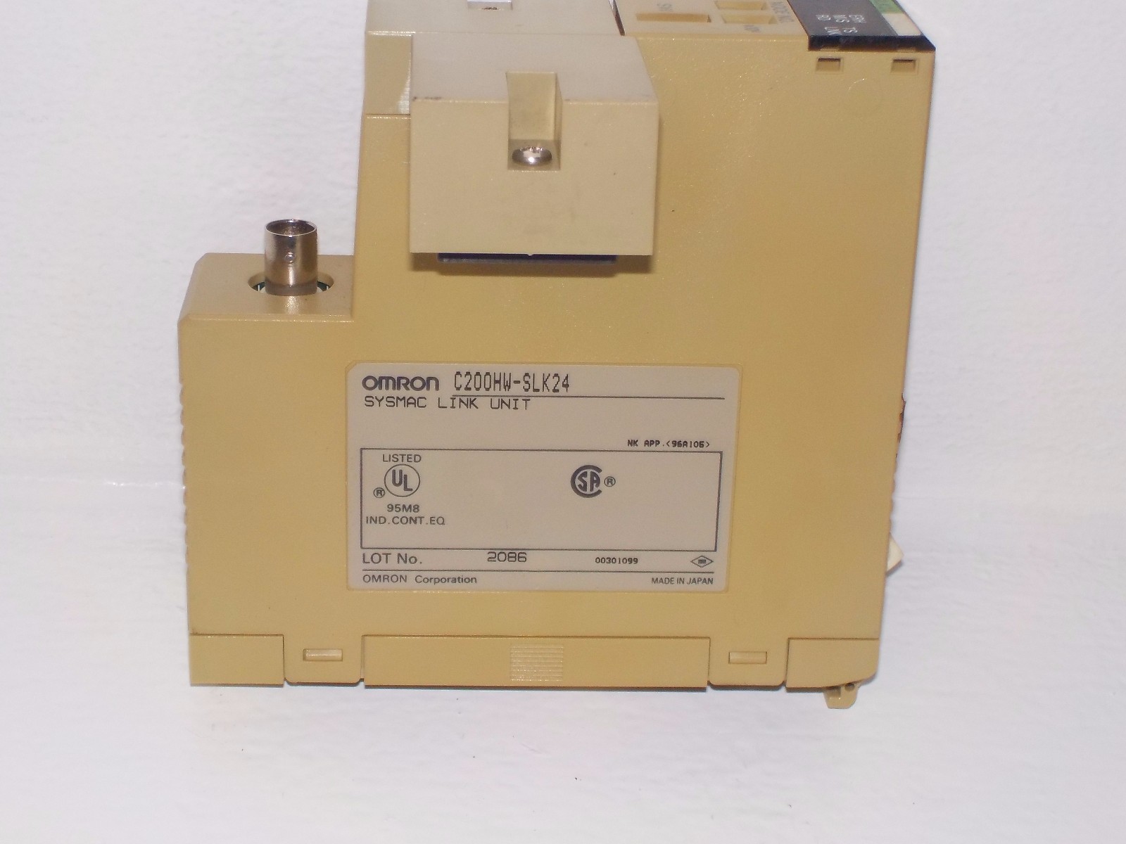 OMRON C200HW-SLK24 USED SYSMAC LINK UNIT WITH C200HW-CE001 C200HWSLK24