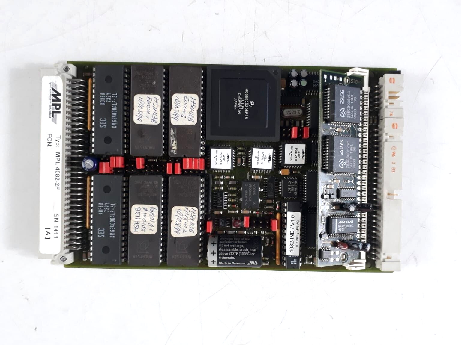 MPL 4082-2F Pcb Card