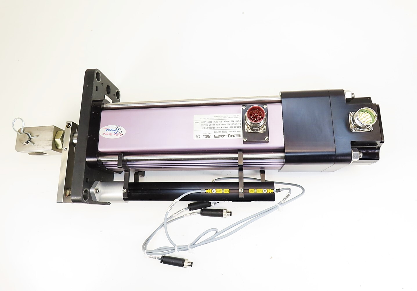 Exlar GSX40-0601-MFM-KM5-268-RB-AR-L3 GSX Series Actuator 3000RPM .10″ Lead