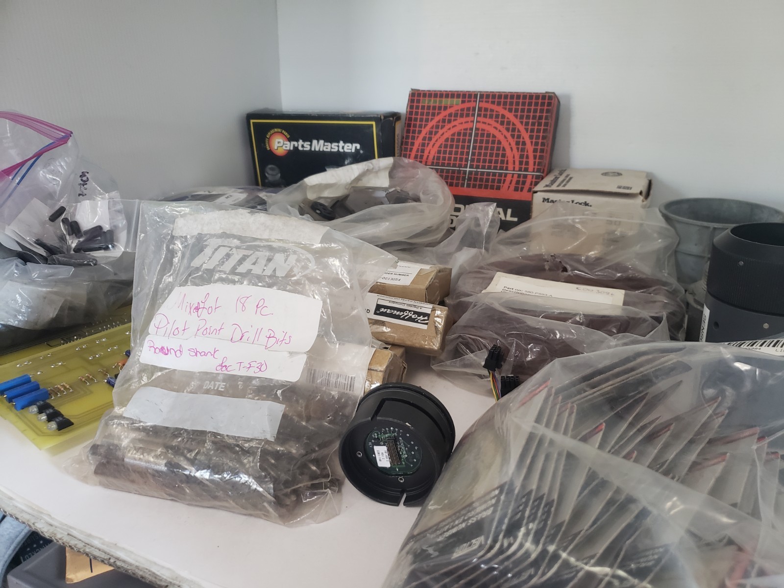 LARGE ASST. PARTS MASTER, FEDERAL, MASTER LOCK, HOFFMANN, T&B & OTHER INDUSTRIAL