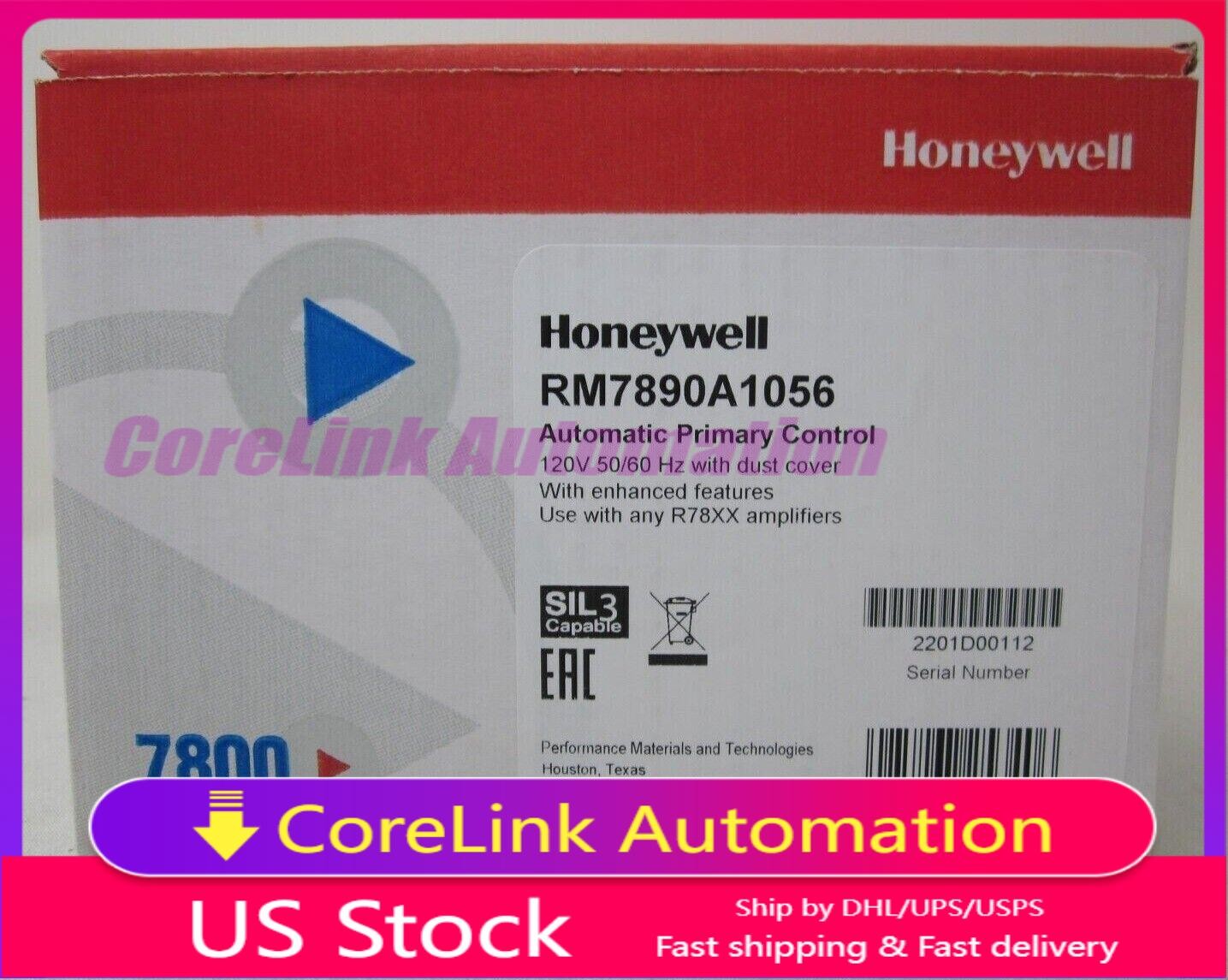 One Honeywell RM7890A1056 RM7890 A 1056 Controller new Free Shipping