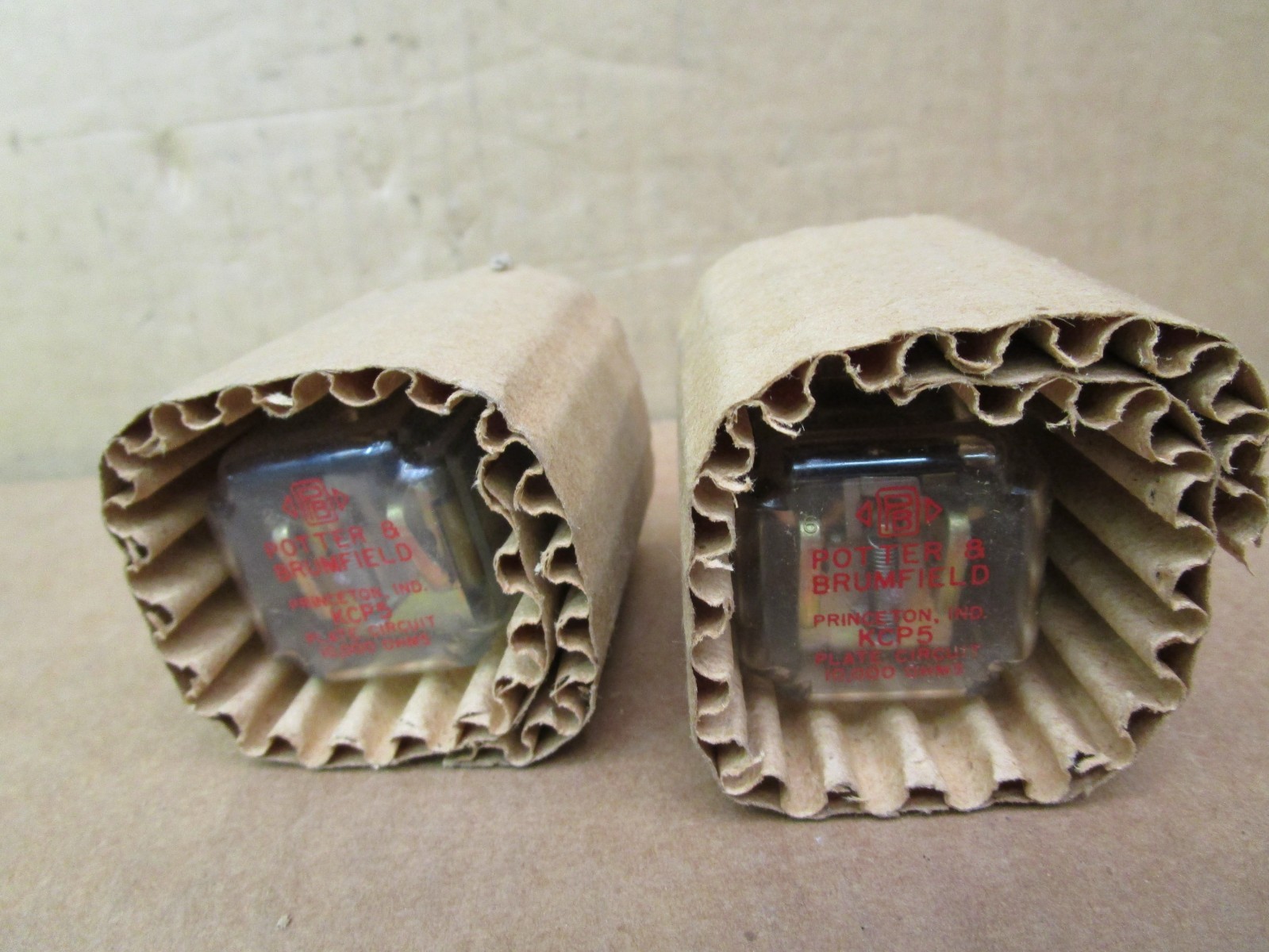 New Open Box Lot of 2 Pcs Potter & Brumfield 214 Type KCP5 Relay 51562LR