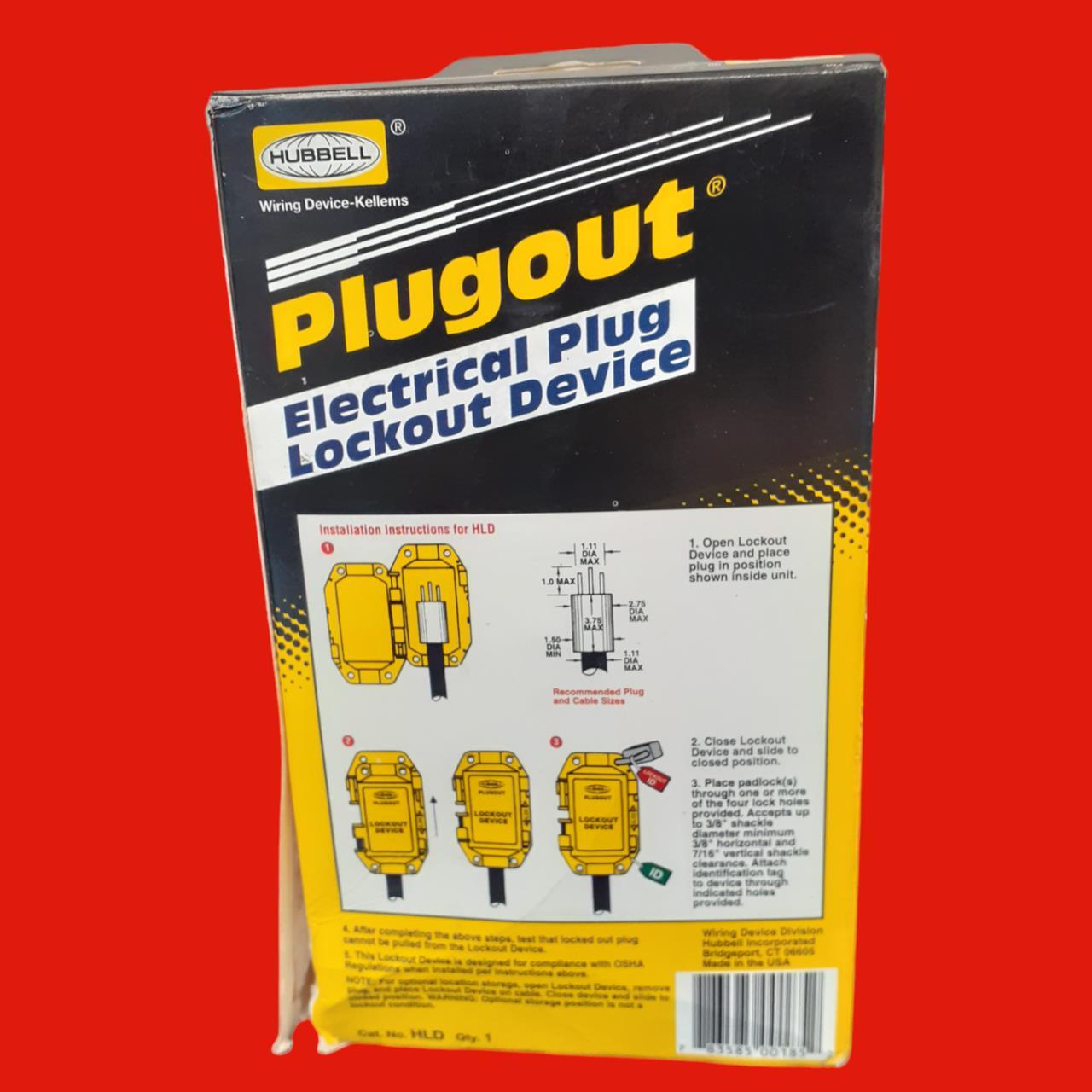 Hubbell HLD Plugout Electrical Plug Lockout Device