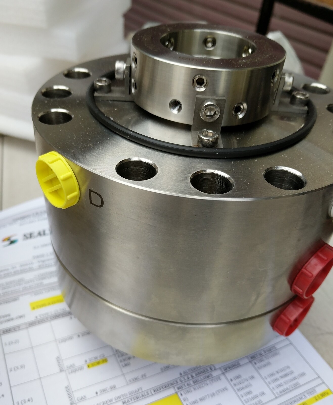 Sealtek Mechanical Seal Style 711 API682 711FBAPI042 SC/SC Q2Q2VMG6AQ2 API 682